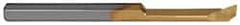 Carmex - 0.12" Min Bore Diam, 0.59" Max Bore Depth, 3mm Shank Diam, Profile Boring Bar - 0.008" Corner Radius, Right Hand Cut, Solid Carbide, Bright Finish - Exact Tooling