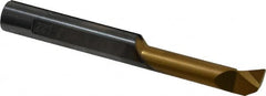Carmex - 0.24" Min Bore Diam, 0.87" Max Bore Depth, 6mm Shank Diam, Profile Boring Bar - 0.008" Corner Radius, Right Hand Cut, Solid Carbide, TiN Finish - Exact Tooling