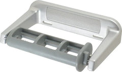 Value Collection - Standard Single Roll Aluminum Toilet Tissue Dispenser - 6-1/2" Wide x 1-3/4" High x 4" Deep, Silver - Exact Tooling