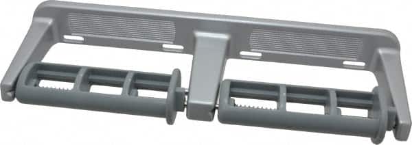 Value Collection - Standard Double Roll Aluminum Toilet Tissue Dispenser - 13" Wide x 1-3/4" High x 4" Deep, Silver - Exact Tooling