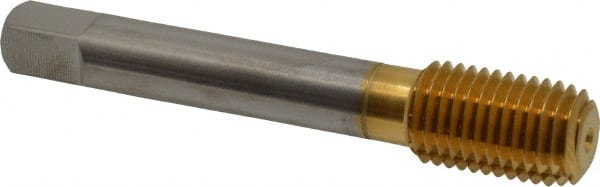 Balax - M16x2.00 Metric Coarse D14 Thread Limit Bottoming Thread Forming Tap - High Speed Steel, TiN Finish, 3-13/16" OAL, 1" Thread Length, Right Hand Thread, Series BXMB - Exact Tooling