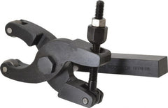 Knurlcraft - 7 Inch Overall Length x 3 Inch Overall Width, 2-1/8 Inch Capacity, Right Hand Cut, Scissor and Straddle Type Knurler - 3/4 Inch Diameter, 5 Inch Shank Length x 3/4 Inch Shank Width x 3/4 Inch Shank Height, Square Shank, E Series - Exact Tooling