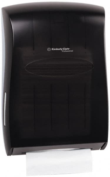 Kimberly-Clark Professional - Hands Free, Plastic Paper Towel Dispenser - 18.88" High x 13-1/4" Wide x 5.88" Deep, 2-1/2 Sleeves, Smoke (Color) - Exact Tooling
