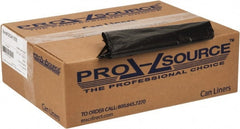 PRO-SOURCE - 0.8 mil Thick, Household/Office Trash Bags - 33" Wide x 39" High, Black - Exact Tooling