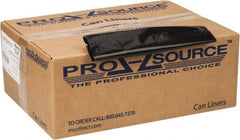 PRO-SOURCE - 1.25 mil Thick, Heavy-Duty Trash Bags - 38" Wide x 58" High, Black - Exact Tooling