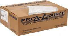 PRO-SOURCE - 0.39 mil Thick, Household/Office Trash Bags - 30" Wide x 37" High, Clear - Exact Tooling