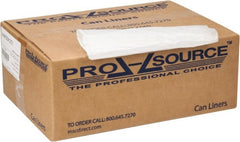 PRO-SOURCE - 0.43 mil Thick, Household/Office Trash Bags - 33" Wide x 40" High, Clear - Exact Tooling
