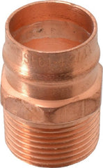 B&K Mueller - 3/4" Copper Pipe Male Adapter - C X M, Presoldered - Exact Tooling