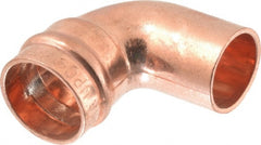 B&K Mueller - 1/2" Copper Pipe 90° Street Elbow - C x Ftg, Presoldered - Exact Tooling