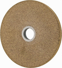 3M - 6" Diam, 1/2" Face Width, 1" Center Hole, Fine Grade, Aluminum Oxide Deburring Wheel - Unitized, Hard Grade, 3,000 RPM - Exact Tooling