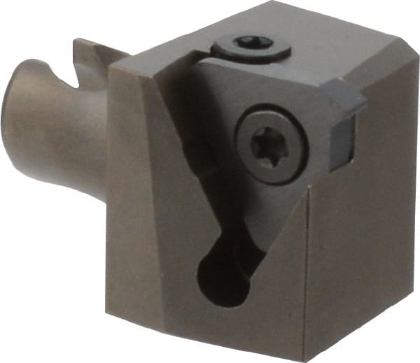 Kennametal - Insert Style LT 16ER, 20mm Head Length, Right Hand Cut, External Modular Threading Cutting Unit Head - System Size KM16, 10mm Center to Cutting Edge, Series LT Threading - Exact Tooling