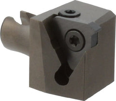 Kennametal - Insert Style LT 16ER, 20mm Head Length, Right Hand Cut, External Modular Threading Cutting Unit Head - System Size KM16, 10mm Center to Cutting Edge, Series LT Threading - Exact Tooling