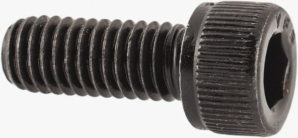 Value Collection - #10-32 UNF Hex Socket Drive, Socket Cap Screw - Alloy Steel, Black Oxide Finish, Fully Threaded, 1/2" Length Under Head - Exact Tooling