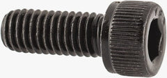 Value Collection - #10-32 UNF Hex Socket Drive, Socket Cap Screw - Alloy Steel, Black Oxide Finish, Fully Threaded, 1/2" Length Under Head - Exact Tooling