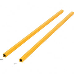 Vestil - 1-1/4" Long x 1-1/4" High, Steel Connection Tubing - Exact Tooling