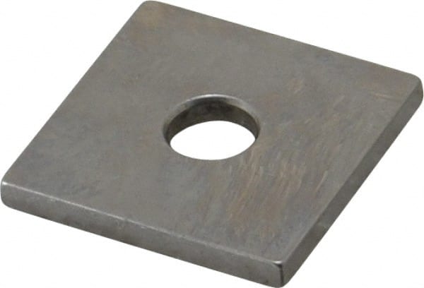 Mitutoyo - 0.106" Square Steel Gage Block - Accuracy Grade 0, Includes Certificate of Inspection - Exact Tooling