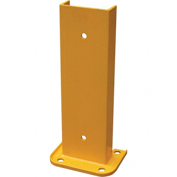 Vestil - 3-11/16" Long x 18-1/4" High, Rack Guard - Structural with Rubber Bumper - Exact Tooling