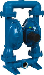 SandPIPER - 2" NPT, Metallic, Air Operated Diaphragm Pump - Buna Diaphragm, Aluminum Housing - Exact Tooling