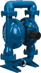 SandPIPER - 2" NPT, Metallic, Air Operated Diaphragm Pump - Santoprene Diaphragm, Aluminum Housing - Exact Tooling