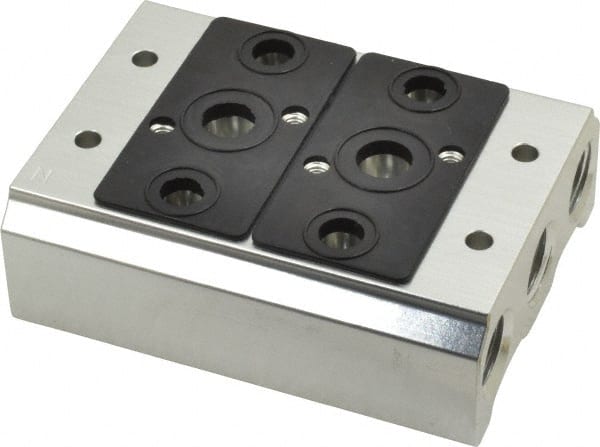 ARO/Ingersoll-Rand - 1/4", 1/4" 2 Station Manifold Stacking Solenoid Valve - For Use with 2 Station - Exact Tooling