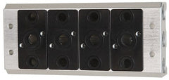 ARO/Ingersoll-Rand - 1/2", 1/2" 4 Station Manifold Stacking Solenoid Valve - For Use with 4 Station - Exact Tooling