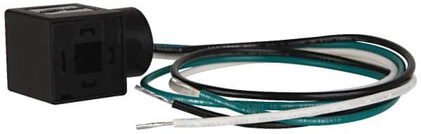 ARO/Ingersoll-Rand - 30mm Stacking Solenoid Valve Connector with 18" Lead Wire - For Use with 1/8 NPT - Exact Tooling