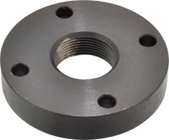 Keystone Threaded Products - 1-18 Int Thread, 3/4" Bar Diam, 2.63" Flange OD x 0.53" Thickness Precision Acme Mounting Flange - 4 Mounting Holes, Black Oxide Finish, Carbon Steel - Exact Tooling