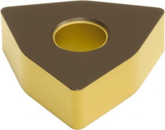 Sumitomo - WNMA432 Grade AC700G Carbide Turning Insert - TiC Finish, 80° Trigon, 1/2" Inscr Circle, 3/16" Thick, 1/32" Corner Radius - Exact Tooling