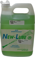 Superbee - New-Lube, 1 Gal Bottle Cutting Fluid - Water Soluble, For Cleaning - Exact Tooling