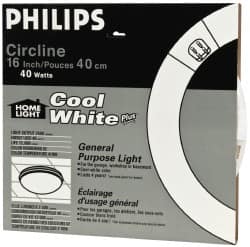 Philips - 40 Watt Fluorescent Tubular 4 Pin Lamp - 4,100°K Color Temp, 2,500 Lumens, T8, 12,000 hr Avg Life - Exact Tooling