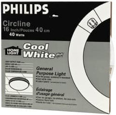 Philips - 40 Watt Fluorescent Tubular 4 Pin Lamp - 4,100°K Color Temp, 2,500 Lumens, T8, 12,000 hr Avg Life - Exact Tooling