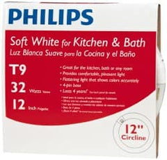 Philips - 32 Watt Fluorescent Tubular 4 Pin Lamp - 3,000°K Color Temp, 1,900 Lumens, T8, 12,000 hr Avg Life - Exact Tooling