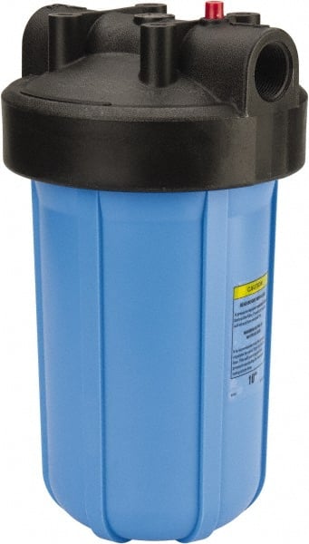 Pentair - 7-1/4 Inch Outside Diameter, 15 Inch Cartridge Length, 50 Micron Rating, Cartridge Filter Assembly - 1 Inch Pipe, Reduces Sediment - Exact Tooling