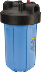 Pentair - 7-1/4 Inch Outside Diameter, 15 Inch Cartridge Length, 50 Micron Rating, Cartridge Filter Assembly - 1 Inch Pipe, Reduces Sediment - Exact Tooling