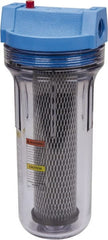 Pentair - 4-5/8 Inch Outside Diameter, 14 Inch Cartridge Length, 5 Micron Rating, Cartridge Filter Assembly - 3/4 Inch Pipe, Reduces Taste, Odor and Sediment - Exact Tooling