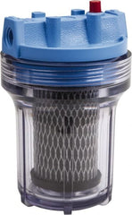 Pentair - 4-5/8 Inch Outside Diameter, 8 Inch Cartridge Length, 5 Micron Rating, Cartridge Filter Assembly - 3/8 Inch Pipe, Reduces Taste, Odor and Sediment - Exact Tooling