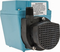 Little Giant Pumps - 1/15 HP, 7.5 psi, Aluminum Miniature Submersible Pump - 1/2 Inch Inlet, 1/2 Inch Outlet, 6 Ft. Long Power Cord, 3.2 Amp - Exact Tooling