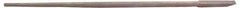 Ampco - 60" OAL Nonsparking Pry Bar - 1-1/4" Wide, Aluminum Bronze - Exact Tooling