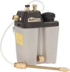 Trico - 1 Outlet, 0.25 Gal Tank Capacity, High Density Polyethylene Tank Mist Coolant System - 5' Coolant Line Length, 6" Hose Length - Exact Tooling