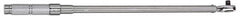 Proto - 1/2" Drive Micrometer Type Ratchet Head Torque Wrench - 40 N/m to 200 N/m Torque, 21-1/2" OAL, Ratchet Head - Exact Tooling