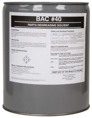Made in USA - 5 Gal Pail Parts Washer Fluid - Solvent-Based - Exact Tooling