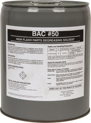 Made in USA - 5 Gal Pail Parts Washer Fluid - Solvent-Based - Exact Tooling