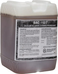Made in USA - 5 Gal Pail Parts Washer Fluid - Water-Based - Exact Tooling