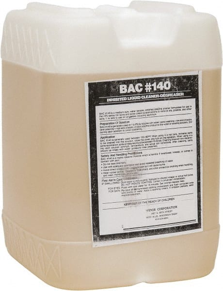 Made in USA - 5 Gal Pail Parts Washer Fluid - Water-Based - Exact Tooling