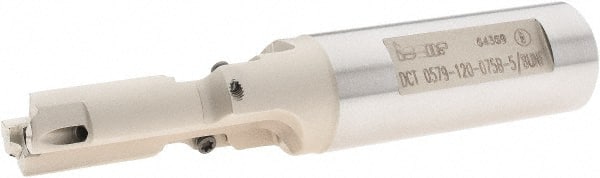 Iscar - 0.571 to 0.59" Diam, 1.2" Max Depth, 3/4" Shank Diam, 4" OAL, Replaceable Tip Drill - AOMT, IDI-SG, IDI-SK Insert, DCT Toolholder, Series ChamDrill - Exact Tooling