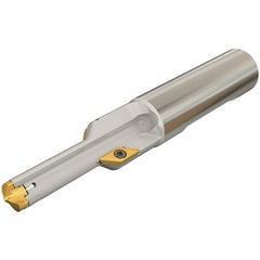 Iscar - 0.681 to 0.708" Diam, 1.4" Max Depth, 1" Shank Diam, 4.4" OAL, Replaceable Tip Drill - AOMT, IDI-SG, IDI-SK Insert, DCT Toolholder, Series ChamDrill - Exact Tooling