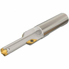 Iscar - 0.65 to 0.669" Diam, 1.4" Max Depth, 3/4" Shank Diam, 4.17" OAL, Replaceable Tip Drill - AOMT, IDI-SG, IDI-SK Insert, DCT Toolholder, Series ChamDrill - Exact Tooling