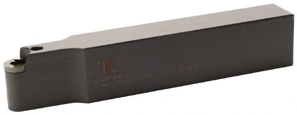Kennametal - PRCC, Neutral Cut, 0° Lead Angle, 25mm Shank Height x 25mm Shank Width, Neutral Rake Indexable Turning Toolholder - 150mm OAL, RC..1003.. Insert Compatibility, Series Fix-Perfect - Exact Tooling