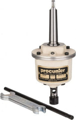 Procunier - No. 0 Min Tap Capacity, No. 10 Max Mild Steel Tap Capacity, 2MT Mount Tapping Head - Includes 2 Wrenches - Exact Tooling