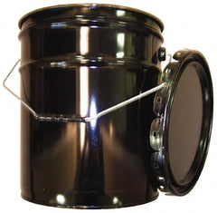 Made in USA - 5 Gallon Capacity, Crimped Lid, Drum Pail - Steel, UN 1H2/X70.8/S/01/USA/+AA1175 Listing - Exact Tooling